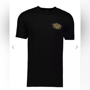 Black shirt with gold enbroidery